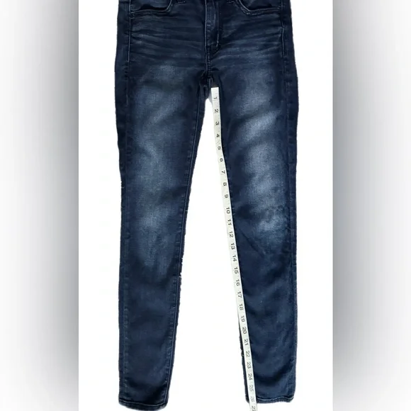 American Eagle super super stretch jegging -dark blue - size 2 Regular - Picture 2 of 9